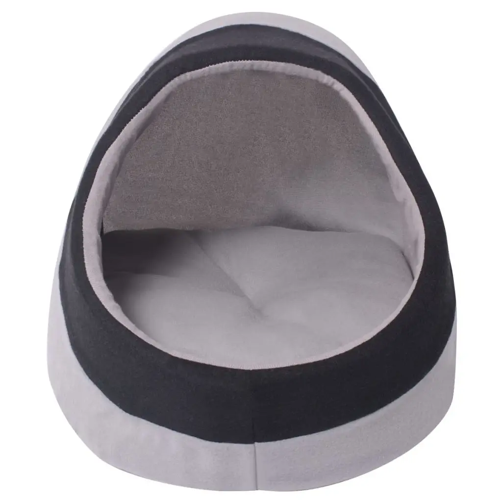 Comprar Cat Cubby-caseta Para Gatos De Color Gris Y Negro, Almohada Extraíble, Fácil De Lavar, Suite Para Gatos, Perros Pequeños, Fondo De Tela De Fibra, Cama Para Gatos