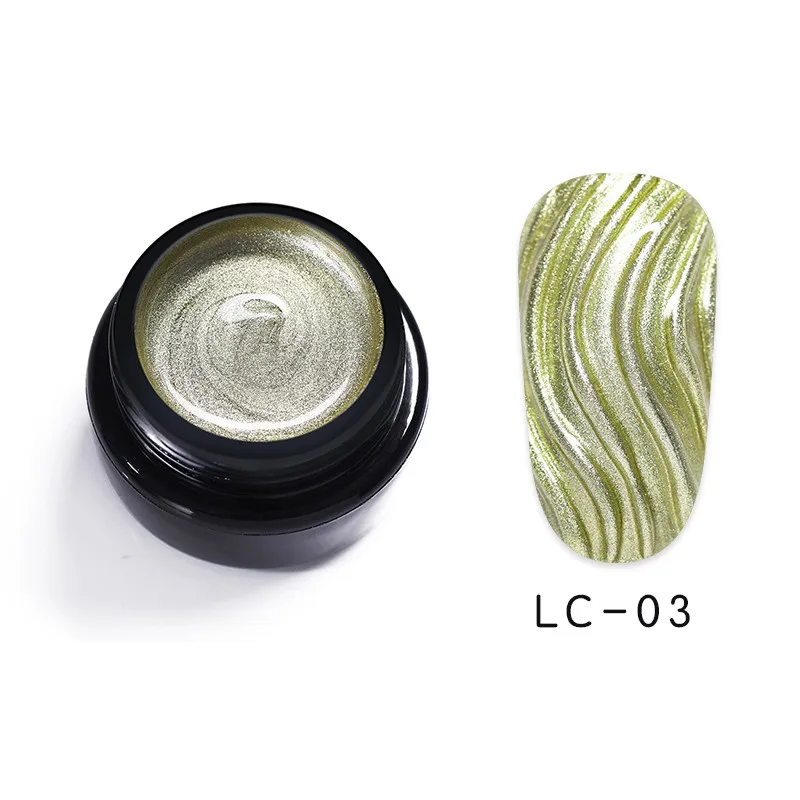 LC-03 LILYCUTE косметика парфюмерия диспенсер 5 мл металлик Цвет лак для ногтей Гель-лак живопись цветы Рисунок Лаки цвета: золотистый, серебристый Зеркальный Блеск УФ-гель маникюрный лак - Цвет: LC-03