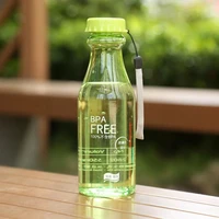 500ml candy color bpa free drink bottle leak proof drinking cup kettle outdoor sports water bottle for travel running camping