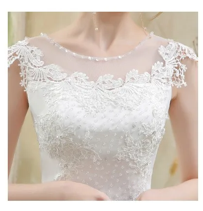 Винтажные Бальные платья с рукавами-крылышками белые свадебные цвета слоновой