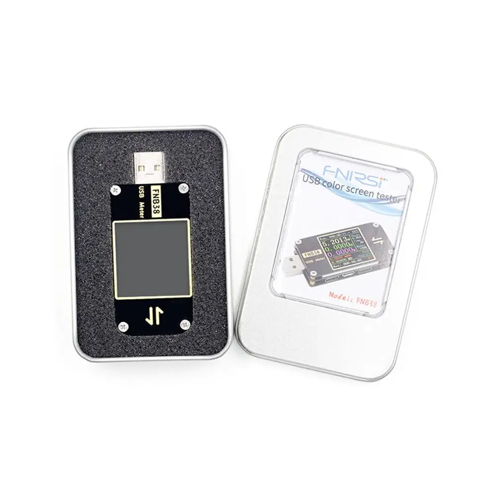 FNB38 USB Tester Current Voltage Meter QC4 & PD3.0 2.0 PPS Fast Charging Protocol Capacity Test Digital Voltmeter Ammeter |