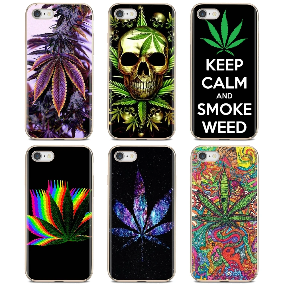 Тонкий силиконовый мягкий чехол из ТПУ для телефона листья лекарства сорняки Xiaomi