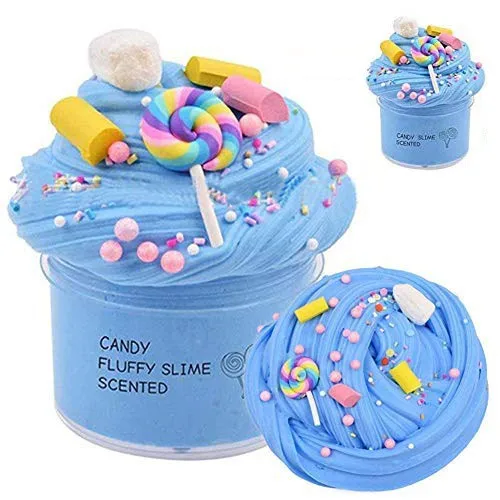 4 шт. разноцветные смешивающие облако хлопковый слайм мягкие и не липкие детские