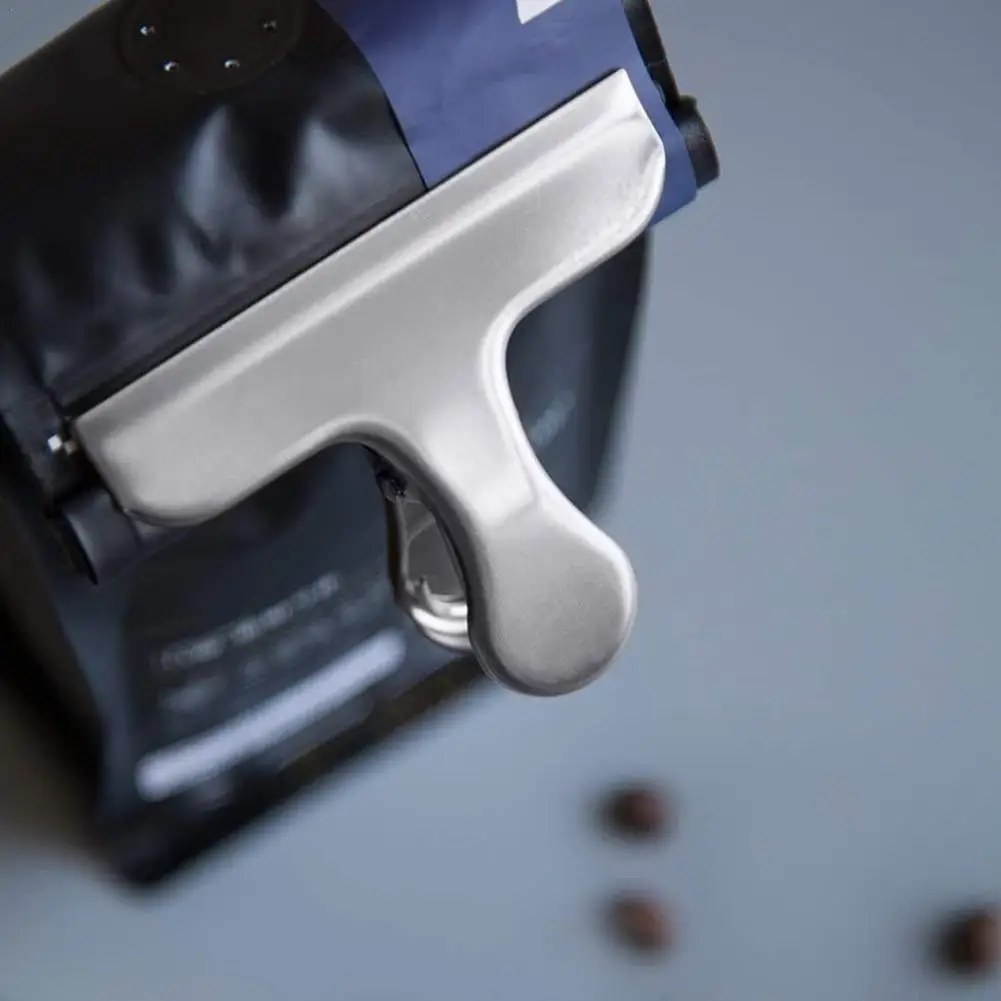 

1pcs Steel Food Storage Bag Clips Sealing Clips Clamp Bag Sealing For Home Clips Food Clips Seal Storage W4X3