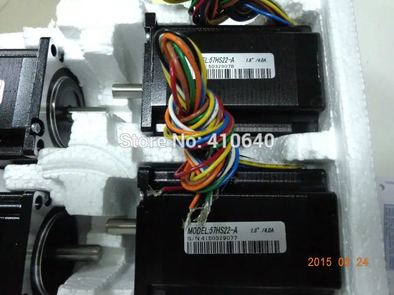 Настоящий Leadshine NEMA23 шаговый двигатель 57HS21A 8 мм вал 5A 2,1 Н. М крутящий момент 76 мм Длина 4 провода соответствие с шаговым приводом DM542