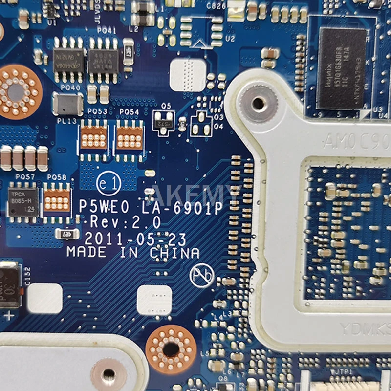 

P5WE0 LA-6901P motherboard For Acer 5750 5750G 5755 5755G laptop motherboard HM65 GT630M/GT540M original Test motherboard