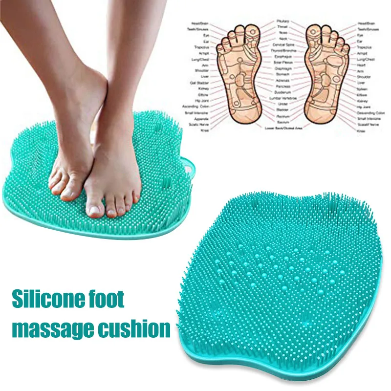 

Foot Scrubber Massager Pad Shower Foot Brush Deep Clean Exfoliating SPA CJ