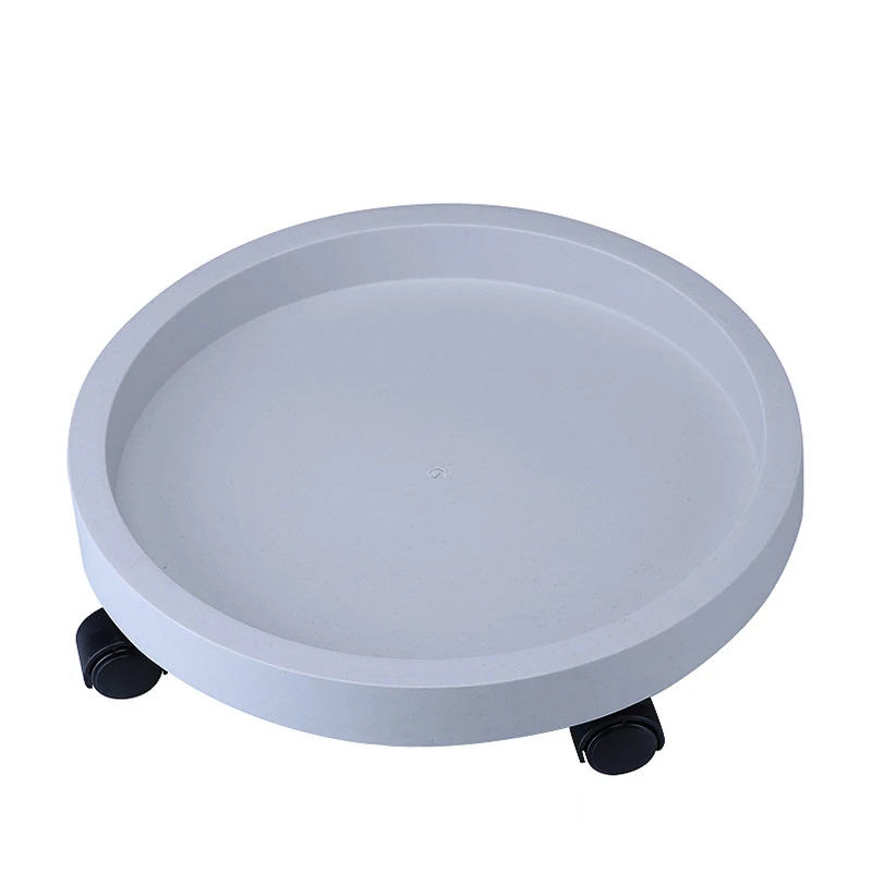 Съемный лоток универсальный поднос для цветочных горшков круглый пластиковый