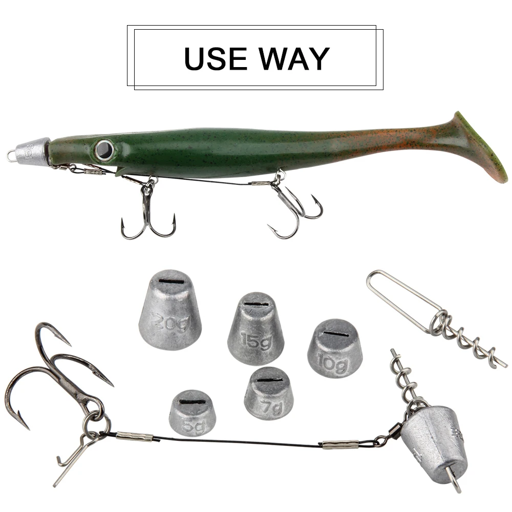 Рыболовные свинцовые грузила мягкие 7 г 10 | Спорт и развлечения