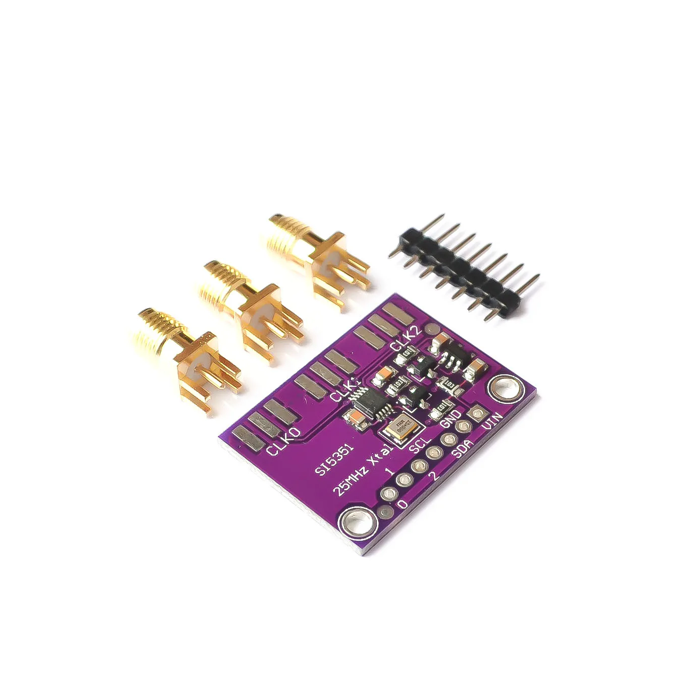 Настольная плата для генератора часов Si5351A Si5351 I2C 3 5 в постоянного тока Модульная