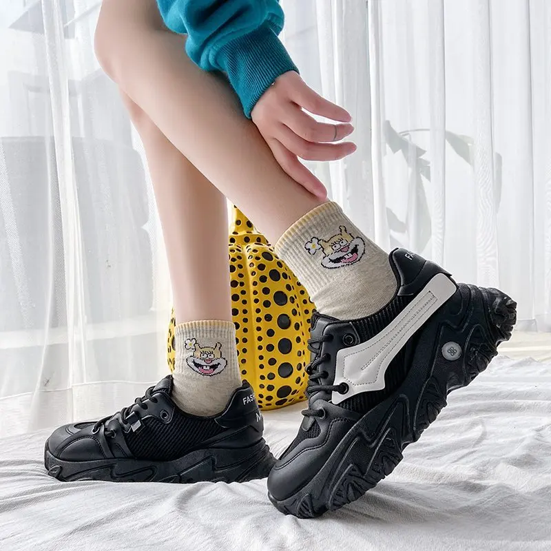 

Shoes Woman Casual Chunky Sneakers Fashion Breathable Thick Bottom Sport Ladies Trainers Platform Sneakers Woman Basket Femme