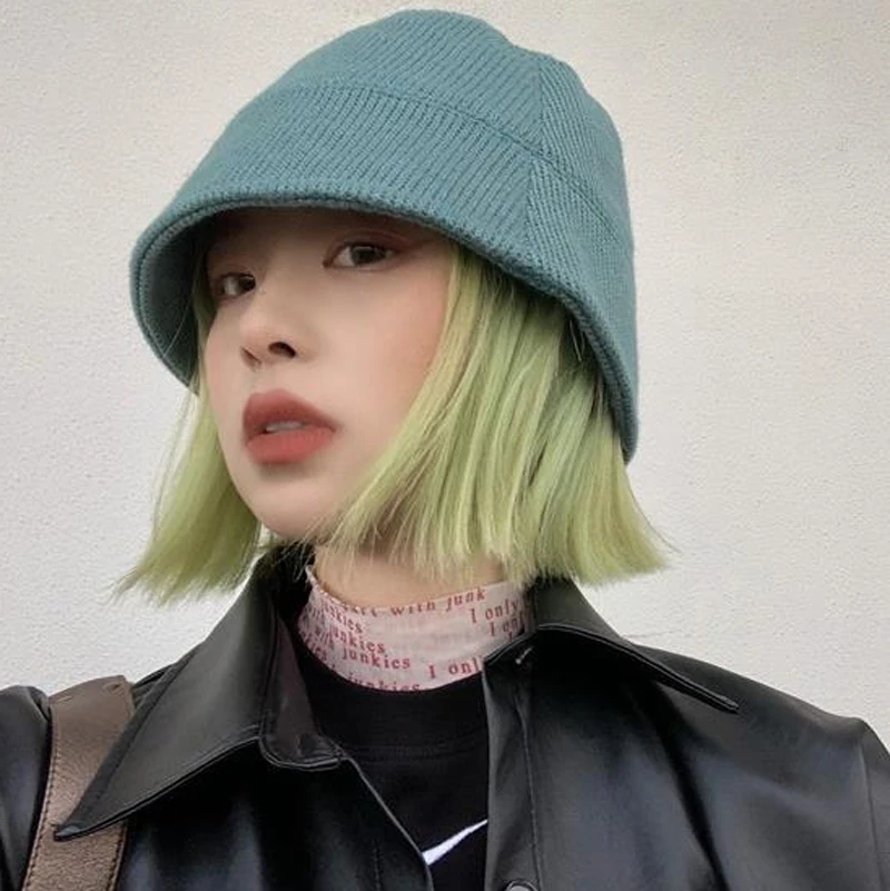 

Collapsible Autumn winter Bucket hat fisherman cap Woolen hat Bonnet peaked cap Panama hat bonnet Fishing hat chapeu bucket