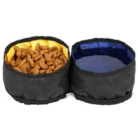 collapsible dog travel bowl portable dog travel water and food bowls for medium foldable pet feeding watering dish