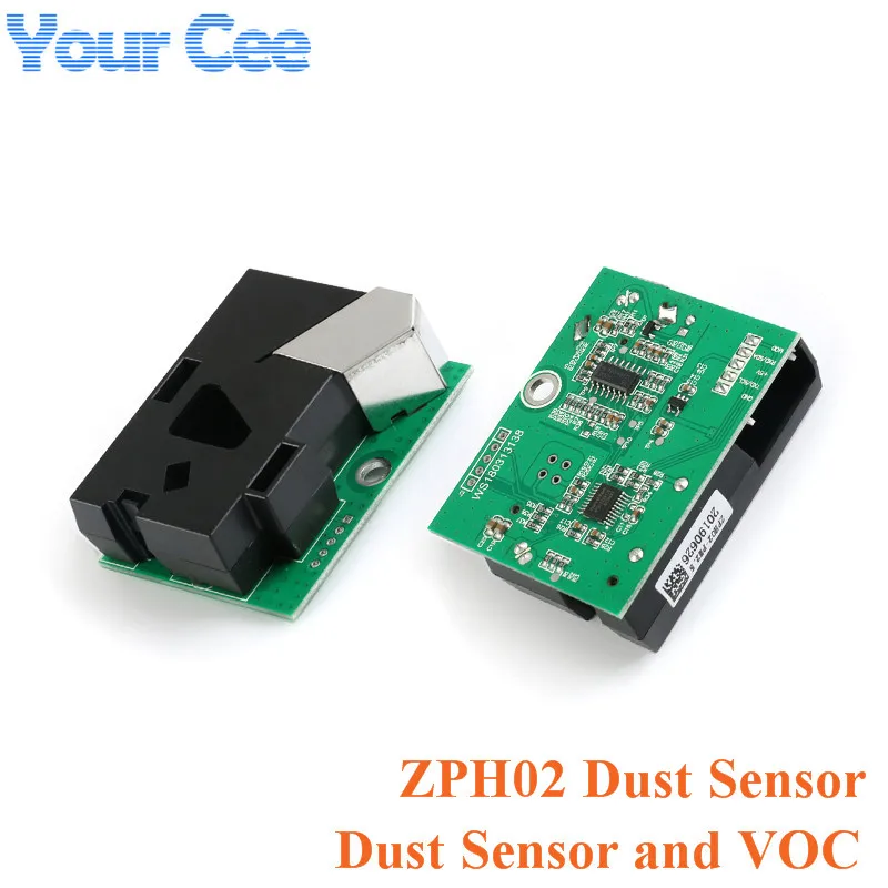 ZPH02 лазерный Сенсор PM2.5 модуль PWM/UART цифровой обнаружения загрязнения пыли