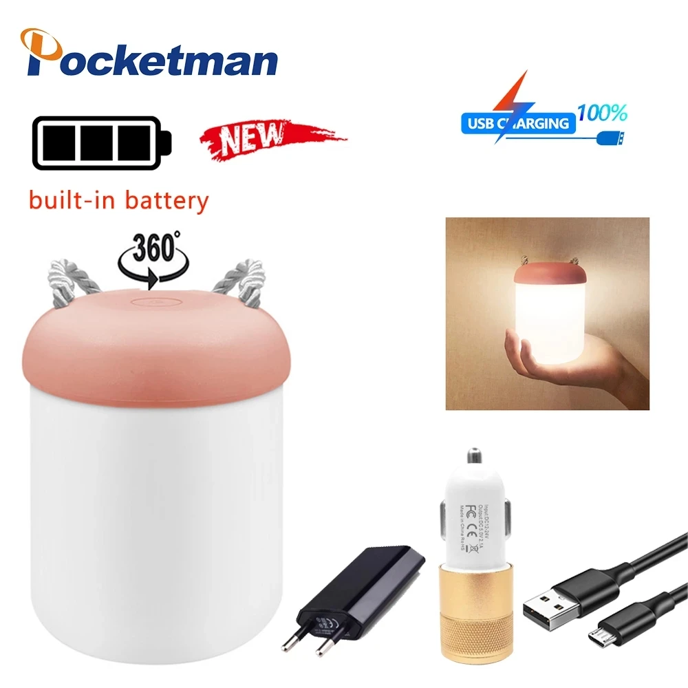 

Светодиодный ночной Светильник Перезаряжаемые USB ночной Светильник Спальня светильник сна Сенсорный режим защиты глаз лампа лучший подаро...