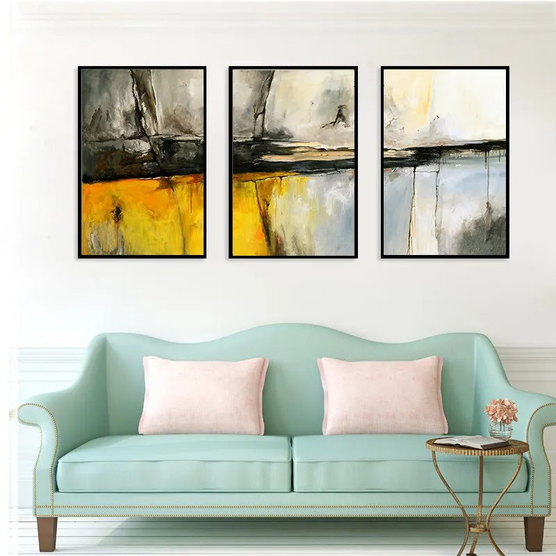 

Modern Simple Abstract Line Poster Printing Study Room Living Room Bedroom Canvas Wall Art Deco Painting Frameless Picture