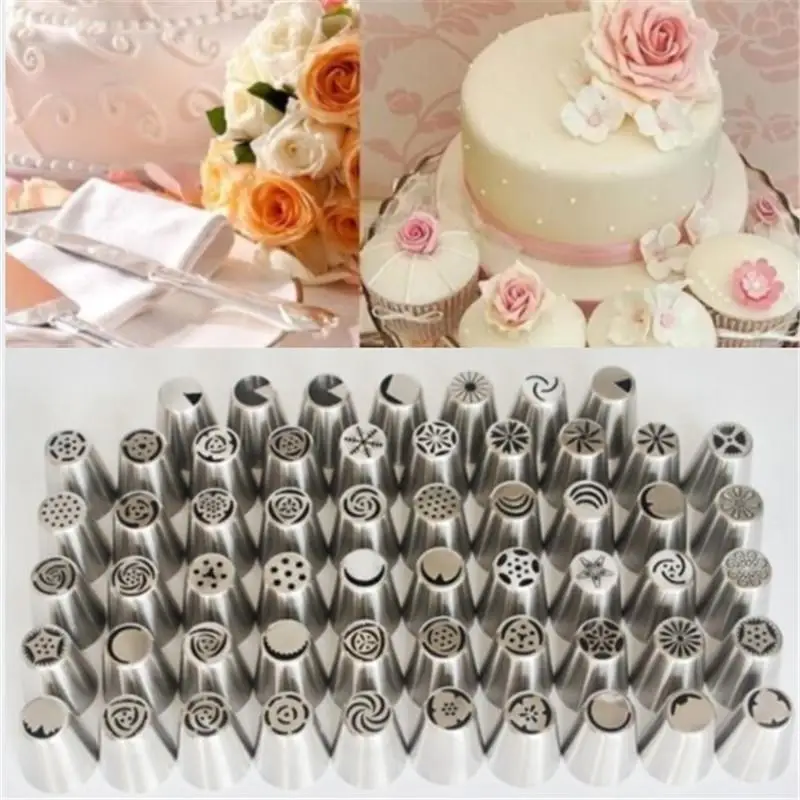 Глазурь трубопроводов сопла из нержавеющей стали цветок крем Кондитерские