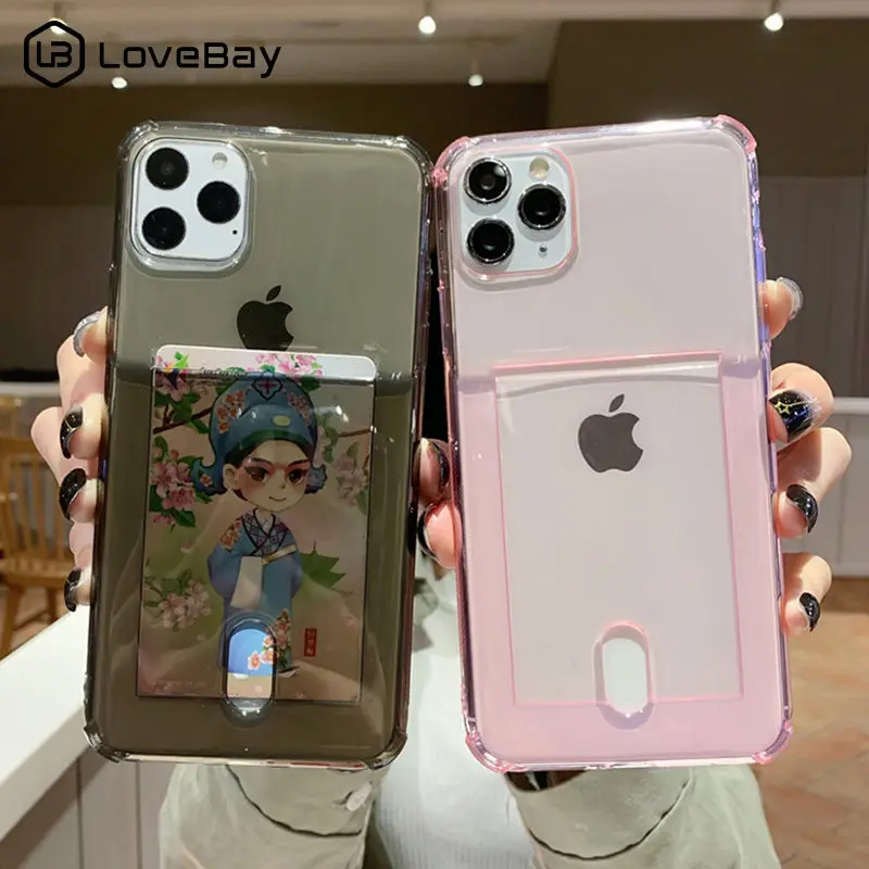Прозрачный противоударный чехол Lovebay с подушкой безопасности для iPhone 11 Pro SE 2020 X XR