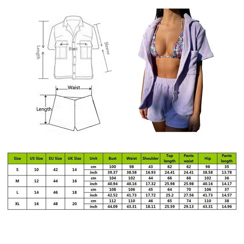 

Women Velvet Beach Two Piece Set Casual Tracksuit Loungewear Female Cardigan Top Summer Outfits Workout Woman Shorts Sets