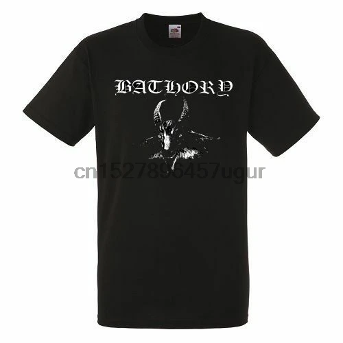 

BATHORY LOGO Black T-shirt Men Shirt Rock Band Tee Music