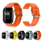 Для спортивной камеры Xiao mi Haylou LS01 LS02 Ремень спортивный силиконовый браслет Смарт-часы с заменой ремешка, Correa, аксессуары для ремней