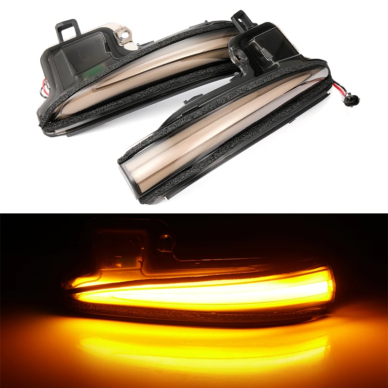 2x динамический мигалка Led поворотные сигнальные огни боковые зеркальные лампы