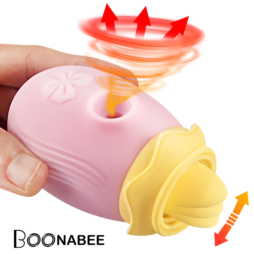 Оральный секс Фетиш присоски вибратор 10 режимов USB Вибрационный яйцо язык