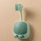 Регулируемый держатель для душевой лейки на 360 , самоклеящийся кронштейн для душевой лейки, настенная стойка с крючками, аксессуары для ванной комнаты