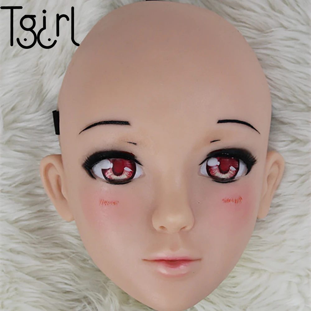 Реалистичная маска для постоянного макияжа женщин силиконовый головной убор