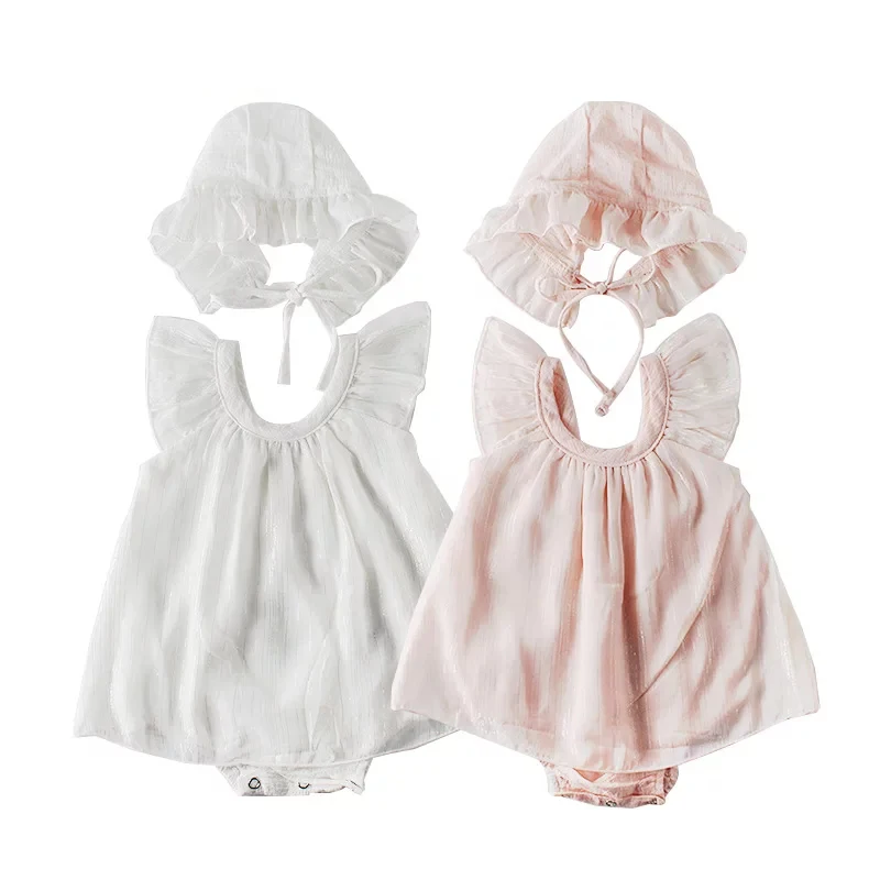 Новые Летние Боди для малышей от 3 до 18 месяцев милый однотонный комбинезон с