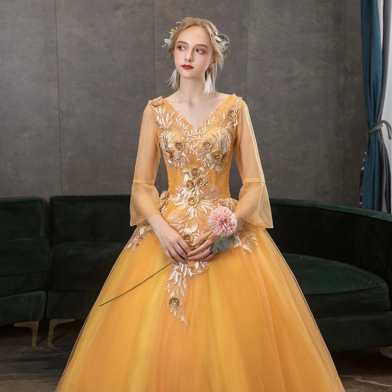Mrs Win Quinceanera платья 2021 Новые Вечерние для выпускного вечера с длинным рукавом