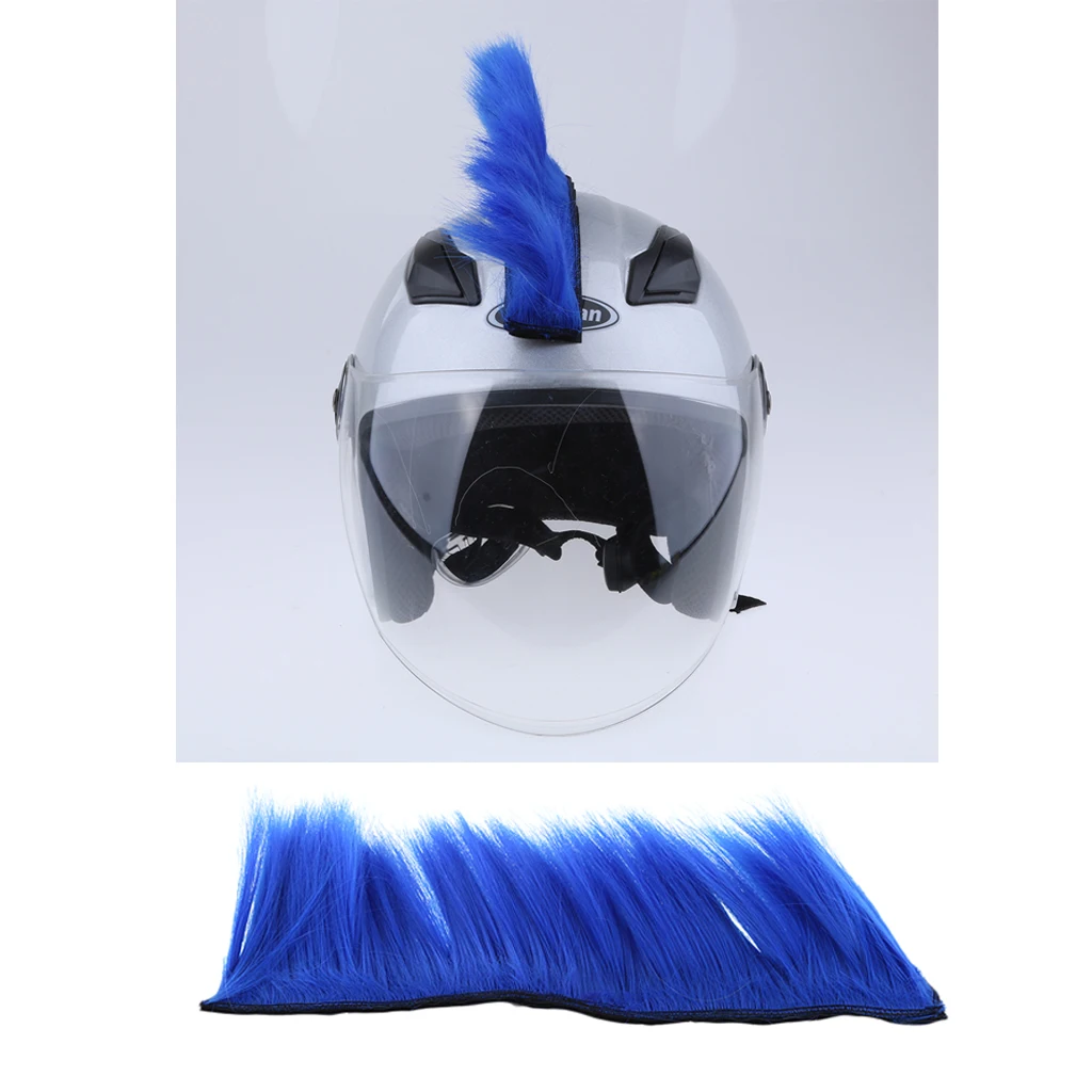 Мотоциклетный Skinhead парик панк шлем могавк патчи костюмы шиньон 2 шт разные цвета