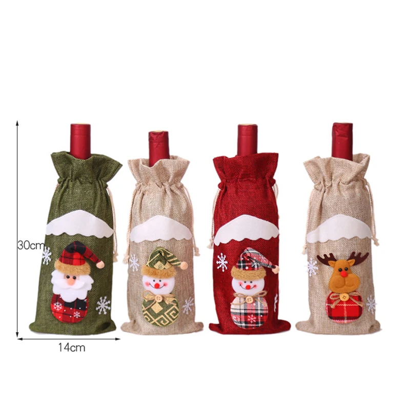 Веселая Женская бутылка сумка легкая и удобная для переноски с Санта Клаусом |