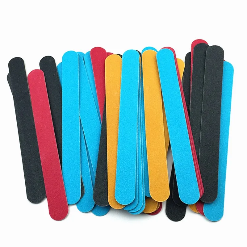 

Sanding Wood Nail Art Files 180/240 Sandpaper Grit Manicure Tips Nail Art Decorations Tool Accessoires 10Pcs T0132