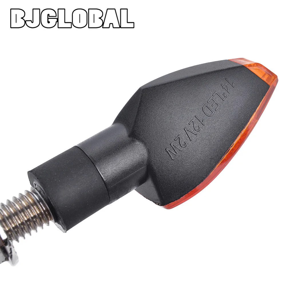 

2PCS Universal 12V Flashing Turn Signals Motorcycle LED Lights Rear Blinker Indicator Tail Light For Cafe Racer Honda BMW Yamaha
