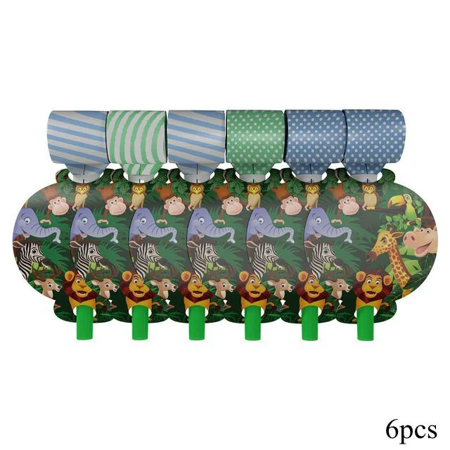 1Набор бумажной посуды с животными: стаканы, салфетки, обвязка для торта для декора вечеринки "Джунгли Сафари" для мальчиков на День Рождения детей.