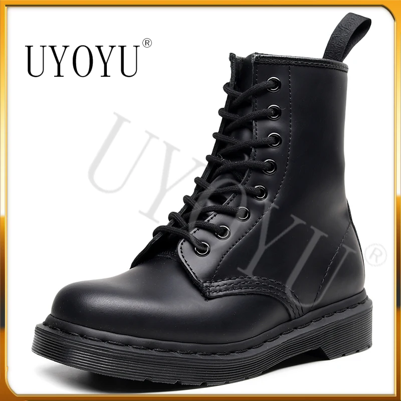 Женская обувь Размеры 35 48 туфли из натуральной кожи искусственной мотоциклетные