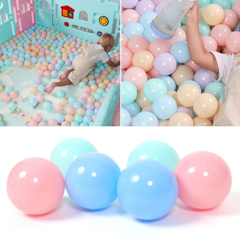 

10/20pcs 6.5cm Colorful Ocean Balls Thickened Eco-Friendly Pit Toys Water Swim Funny Baby Plastic Water Soft Ocean Balls