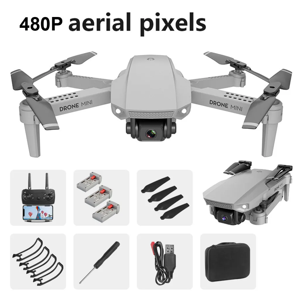 2020 Новый Drone Мини E88 480P HD Камера WI FI с видом от первого лица Складная удержания