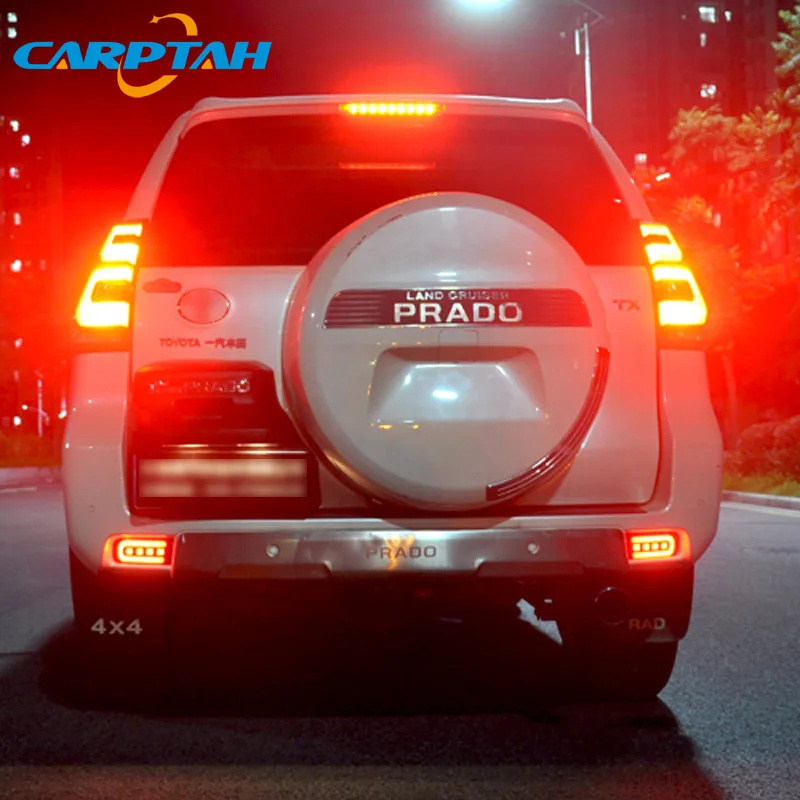 2 шт. светодиодный задний противотуманный фонарь для Toyota Land Cruise Prado 150 FJ150 водить