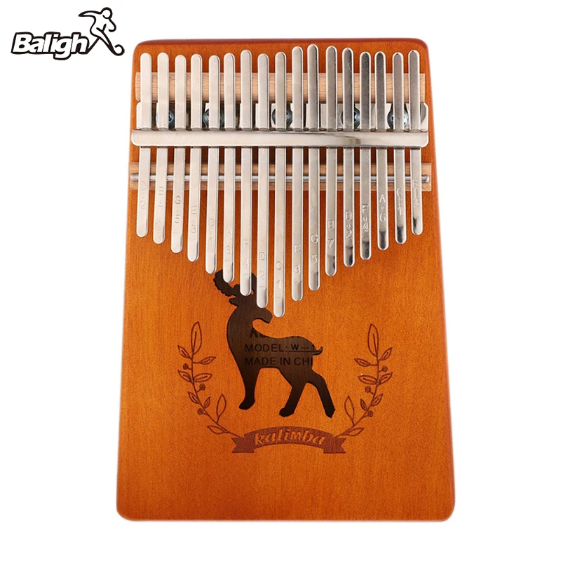 

High Quality Wood Kalimba Thumb Piano Body Musical Instruments With Learning Book Kalimba Piano