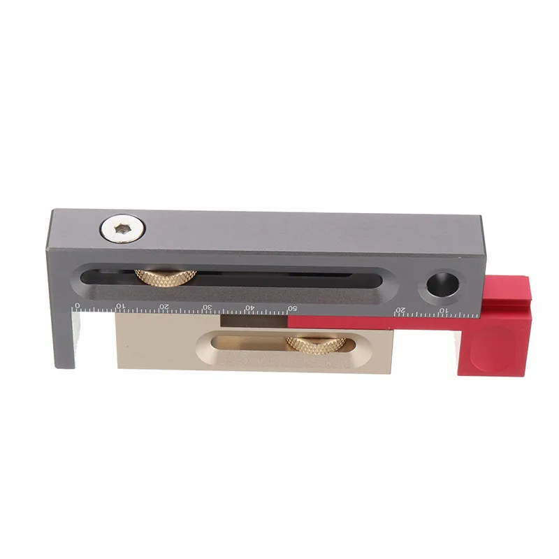 Saw Slot Adjuster Mortise and Tenon Tool Movable Measuring Block Tenonmaker Length Compensation Router Set Up Woodworking | Инструменты
