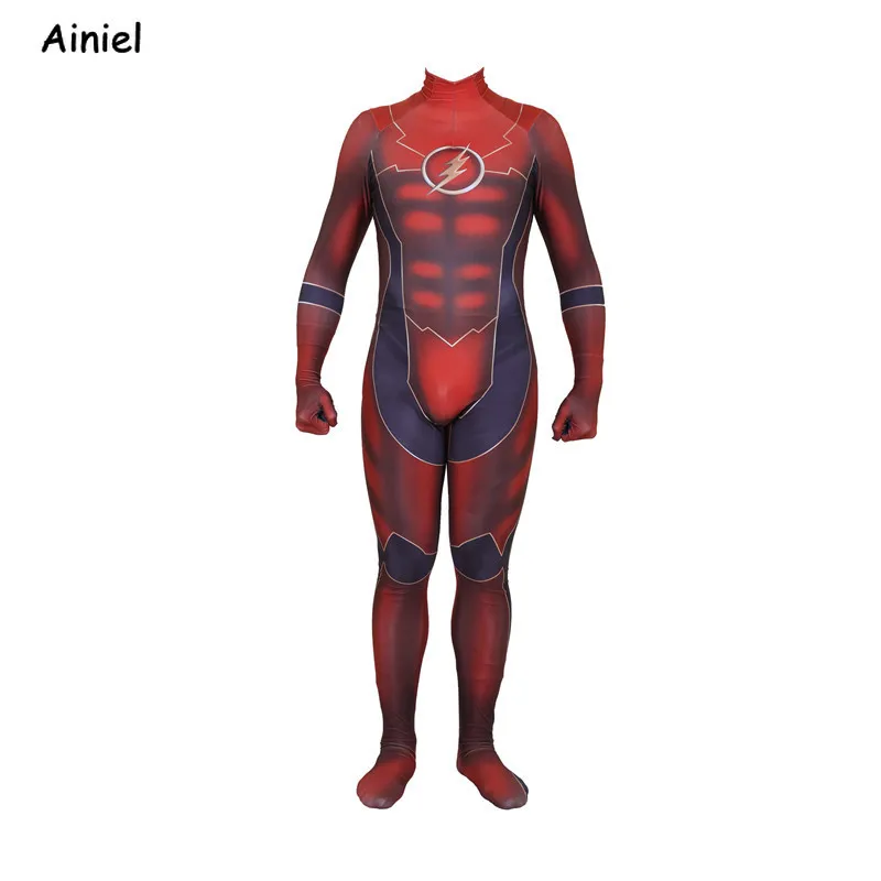 Костюм для косплея с эффектом вспышки сезон 4 зеленый костюм вспышкой Красный