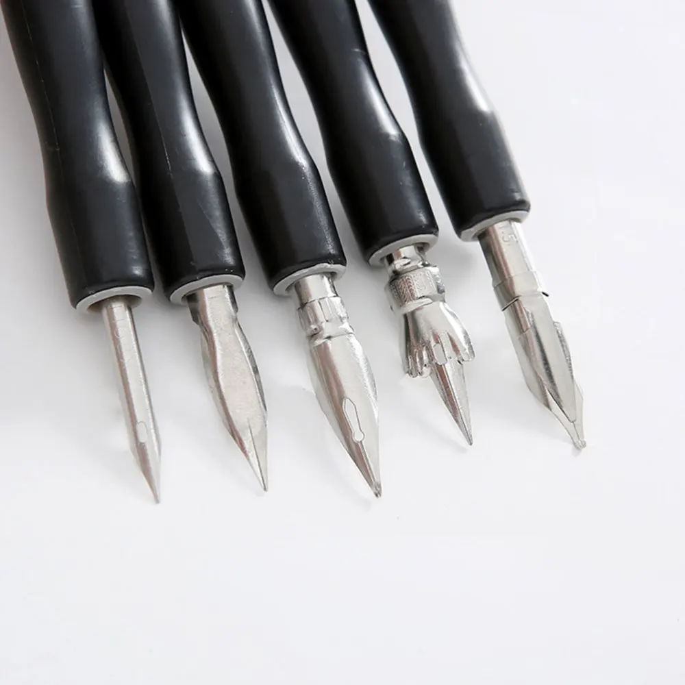 

12pcs Professional Comic Penholder Practical Dip Pen Nib Holders for Cartoonists