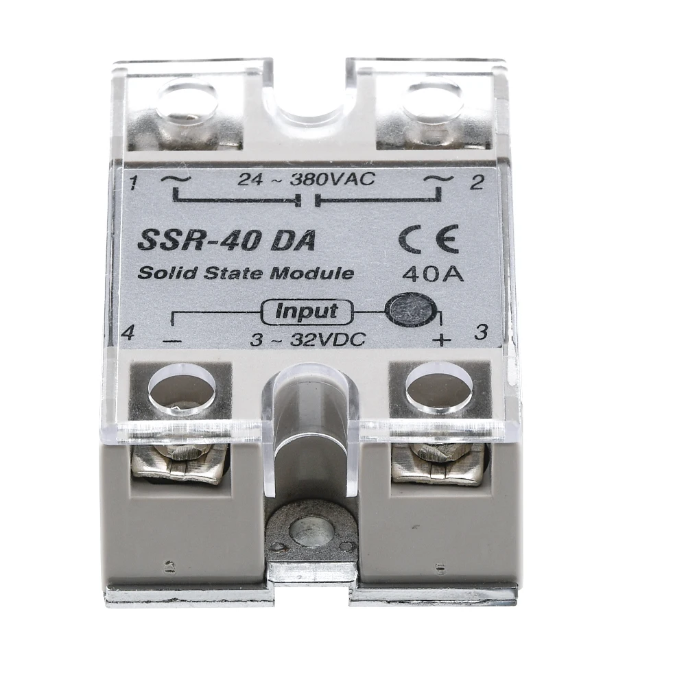 24 V-380 V 40A 250 SSR-40DA твердотельный релейный модуль 3-32 DC В AC SSR 40DA | Обустройство дома