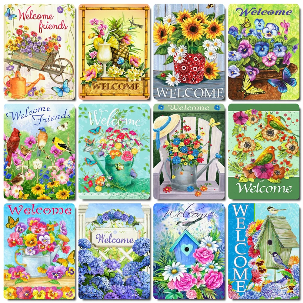 

HUACAN DIY Frame Paint By Numbers Flower Acrylic On Canvas Unique Gift Wall Art Picture By Numbers For Living Room