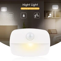 motion sensor wireless night lights bedroom decor lamp led kitchen cabinet light staircase closet room aisle lighting wall lamp