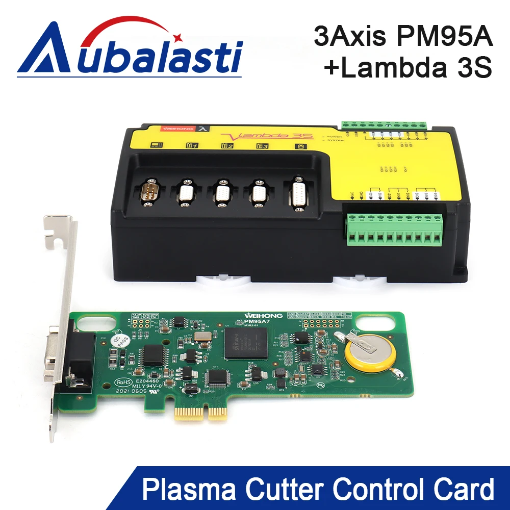 

Плата управления плазменной резкой Aubalasti Weihong, 3-осевая плата PM95A + Lambda 3S PCI-E для станка плазменной резки с ЧПУ