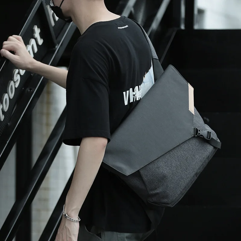 Водонепроницаемая оксфордская сумка для ноутбука 13 дюймов мужская через плечо