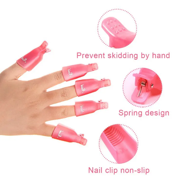 1 Набор для полировки ногтей инструмент удаления био-Гели Soak Off УФ гель-Кепки